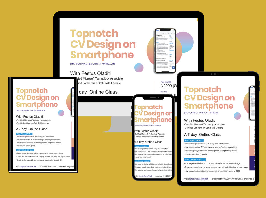 CV design