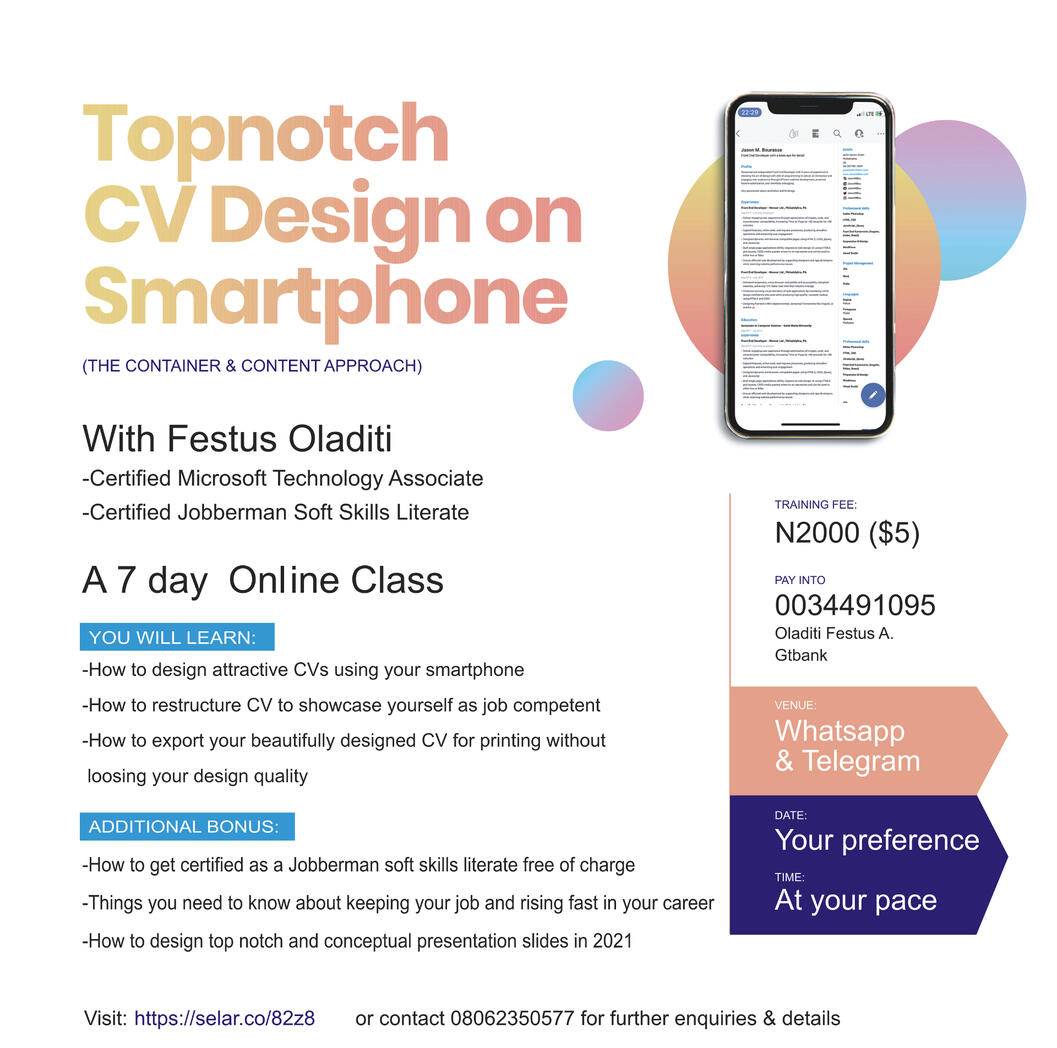 CV design