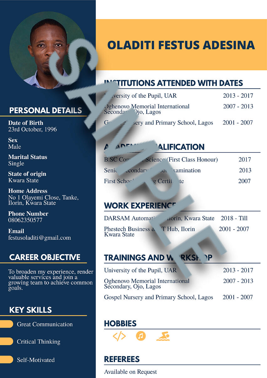CV design
